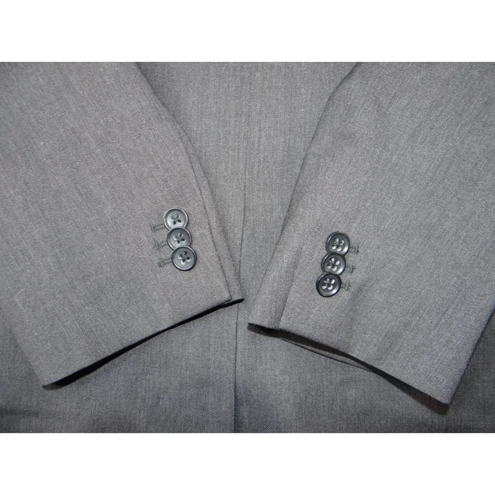 Banana Republic Modern Fit 42L Charcoal‎ Grey Wool Blend Suit Jacket Blazer